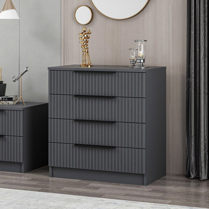 Hanah Home Cómoda Kale - Antracita